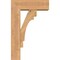 Ekena Millwork Merced Block Smooth Bracket w/ Offset Brace, Western Red Cedar, 5 1/2"W x 14"D x 22"H BKT0604X14X22MRC05SWR - alternate 2